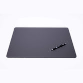 Gray Leatherette Conference Table Pad, 20 x 16